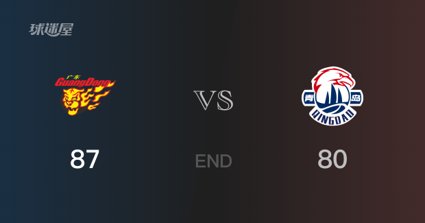 青岛vs广东战报:吕俊虎19分张文逸24分 广东取胜 青岛遭失利